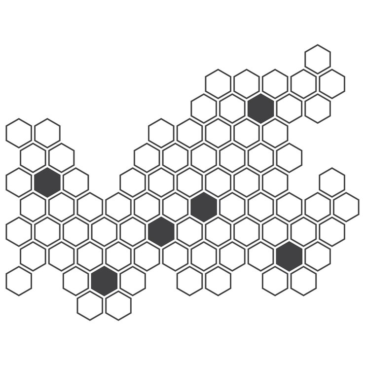 Vettore arte vettoriale di modelli geometrici astratti