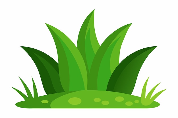 Arte vettoriale e illustrazione di clipart di erba verde