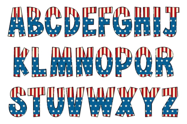Artigianale Pride of America lettere colore arte creativa design tipografico