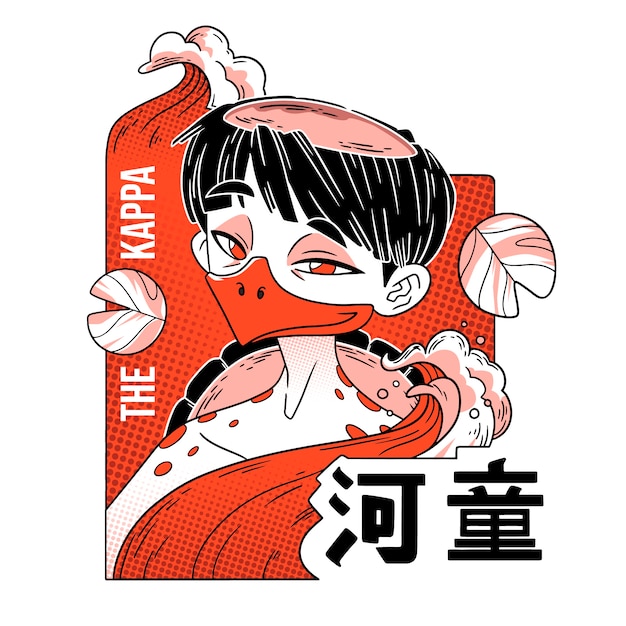 Asiatico disegnato a mano