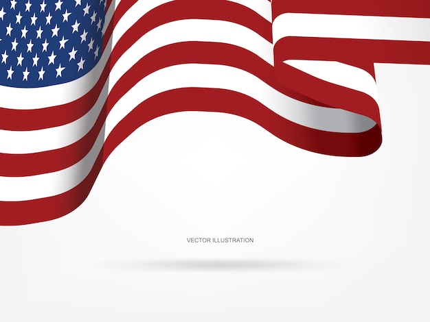 Astratto bandiera americana per lo sfondo.