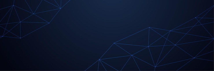 Vettore astratto blu scuro moderna scienza futuristica tecnologia hi tech digitale astratto blu scuro design colorato banner sfondo modello web di sfondo del modello di banner di progettazione grafica astratta vettoriale