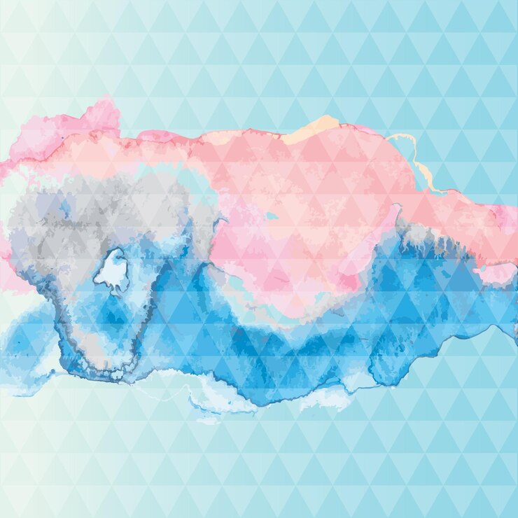 Vettore astratto colorato sfondo acquerello