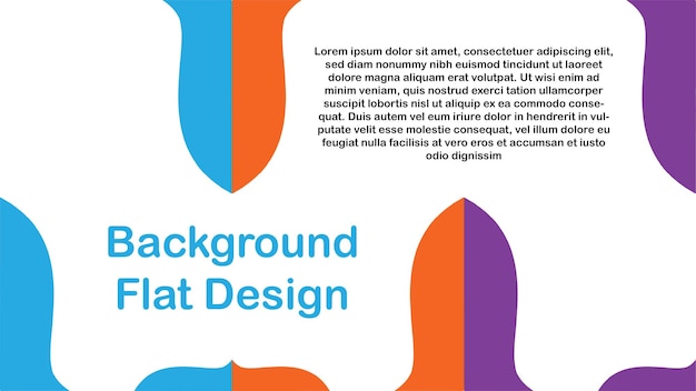 Astratto Design Piatto Sfondo