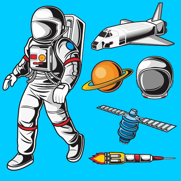 Astronauta Vector Pack