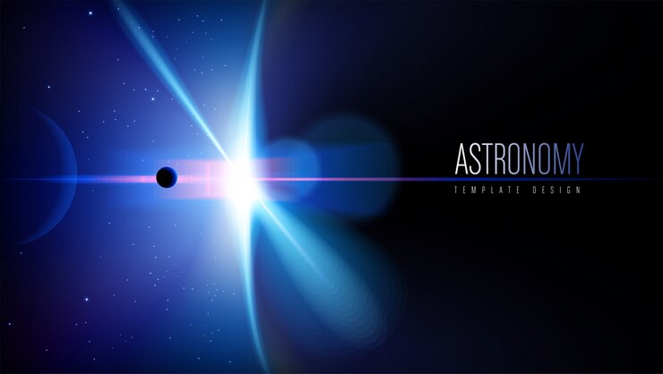 Vettore astronomia modello di tema design