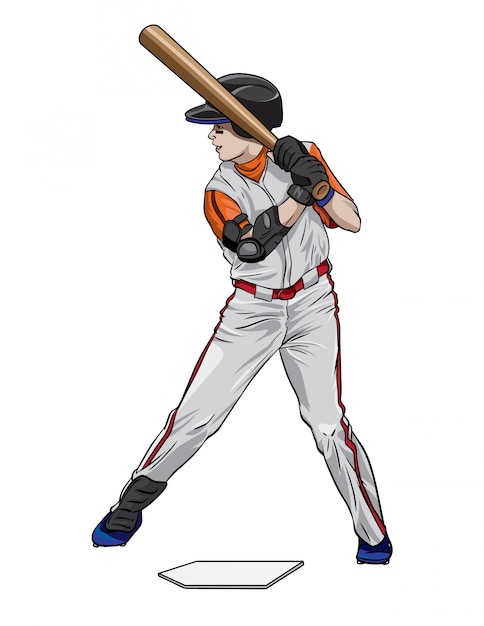 Atleta della pastella di baseball