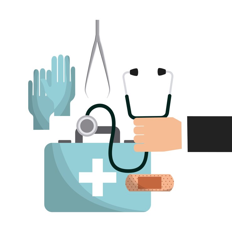 Vettore attrezzature mediche