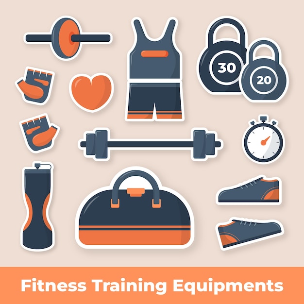 Attrezzature per set di doodle per salute e fitness