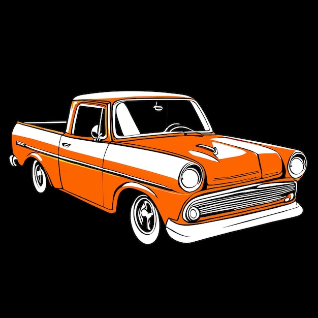 Auto d'epoca illustrazione