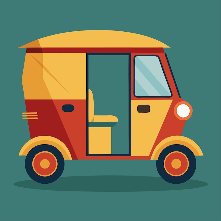 Vettore auto ricca clippart design cartone animato disegno illustrativo