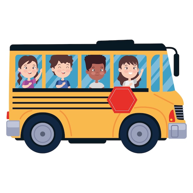 autobus degli studenti per la scuola