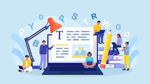 Autori di blog che scrivono articoli che creano contenuti di valore Scrittori freelance che creano contenuti su Internet Workshop di copy writer Scrittura di testi creatività e promozione seo marketing