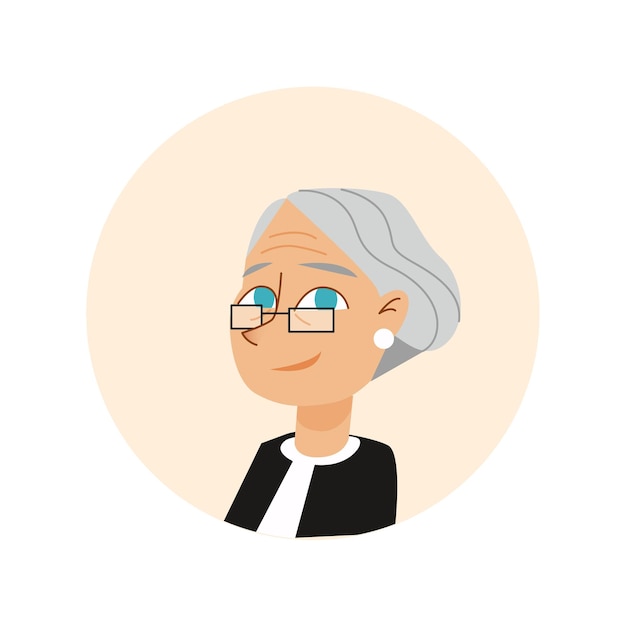 Avatar di persona di razza diversa Questo design utilizza in modo efficace lo sfondo bianco pulito per enfatizzare l'avatar della donna promuovendo l'unità e la rappresentazione Illustrazione vettoriale