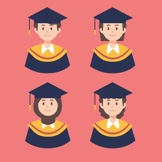 Avatar di persone di laurea