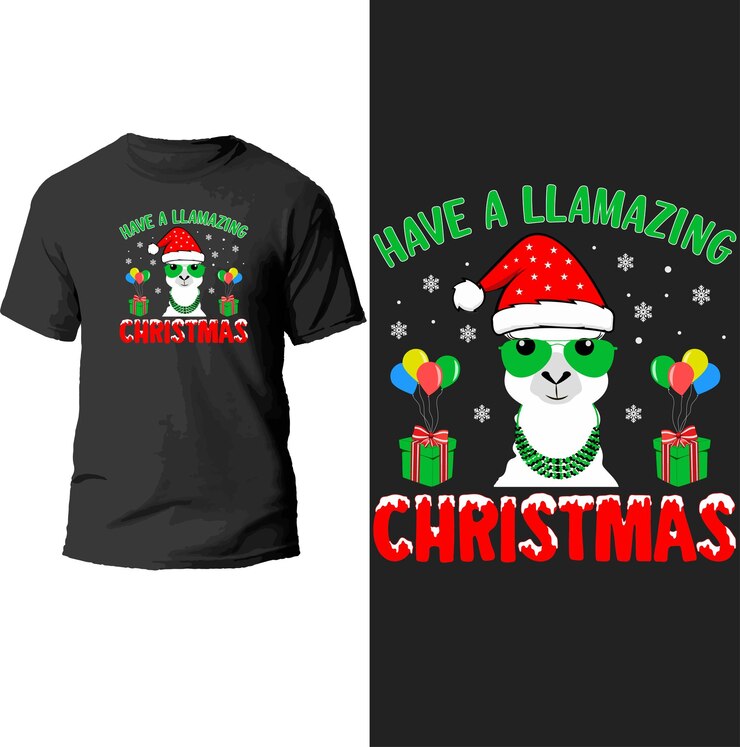 Vettore avere un fantastico design della maglietta di natale.