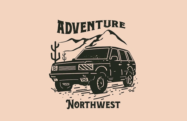 Avventura Northwest all'aperto Design vintage