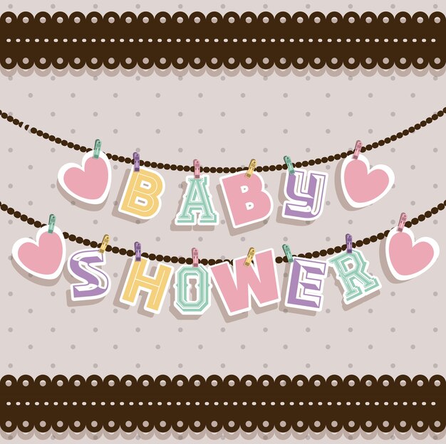 Baby shower design 