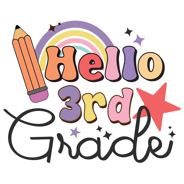 Vettore back to school quotes hello grade hello school back to school design per l'artigianato e la stampa