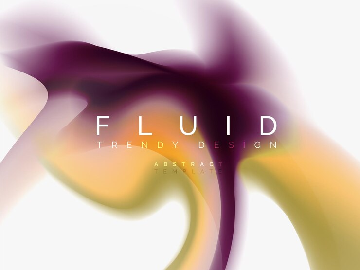 Vettore background abstract fluid colors design (disegno di colori fluidi astratti di sfondo)