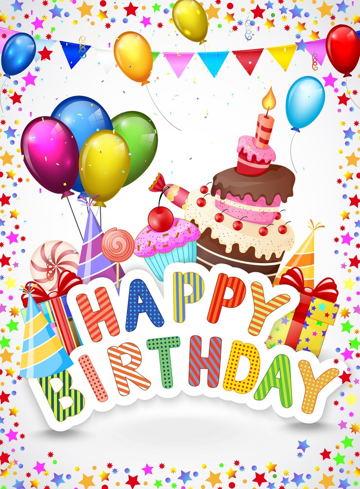 Vettore background del compleanno