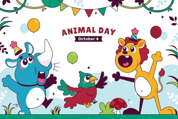 Background per la celebrazione della Giornata mondiale degli animali