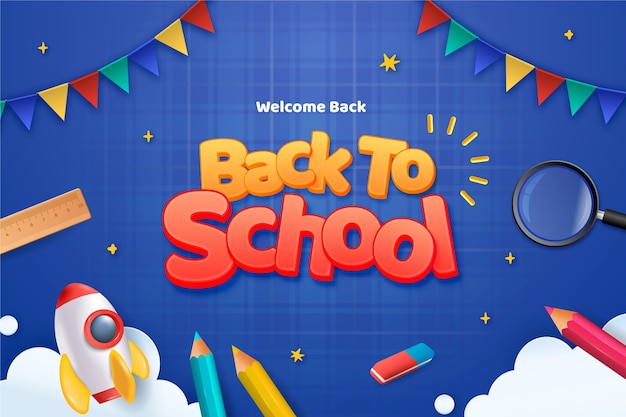 Background per la stagione di ritorno a scuola