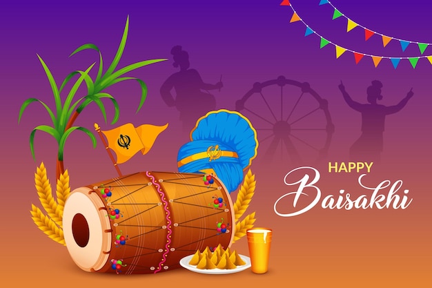 Baisakhi Happy Baisakhi Vaisakhi festival sfondo