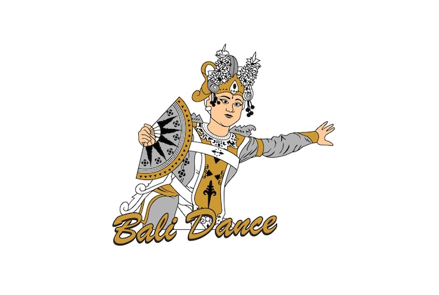 Bali Dance Illustration