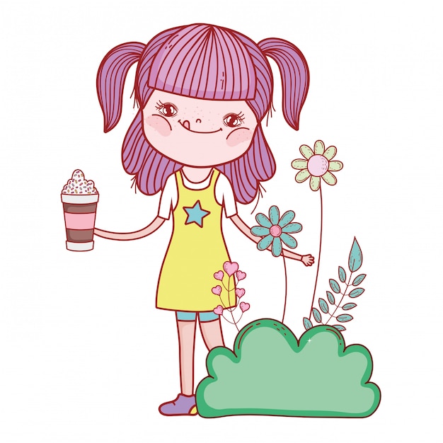 Bambina nel paesaggio