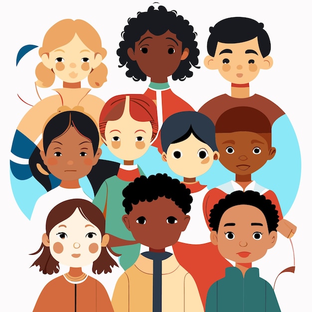 Bambini con esperienze e background multiculturali diversi