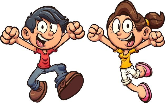 Bambini eccitati