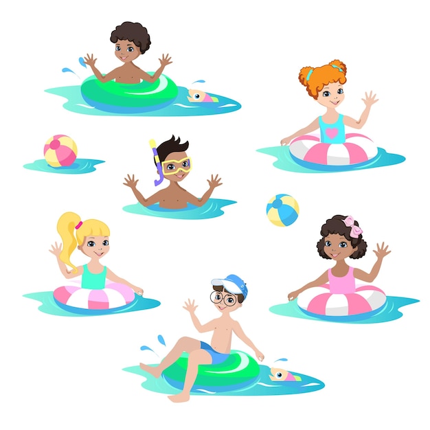 Bambini sulla spiaggia