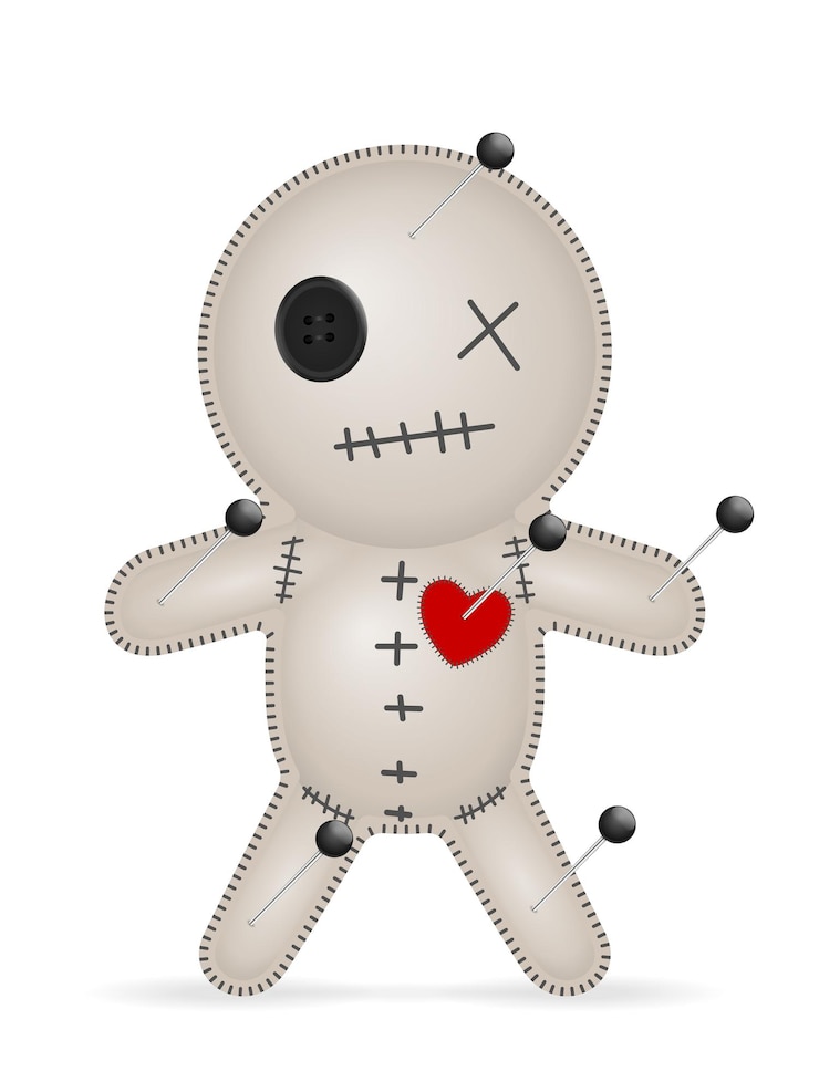 Vettore bambola voodoo