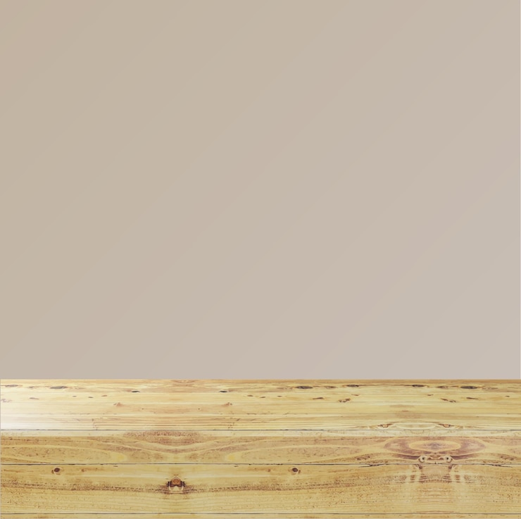 Vettore bancone di cucina in legno