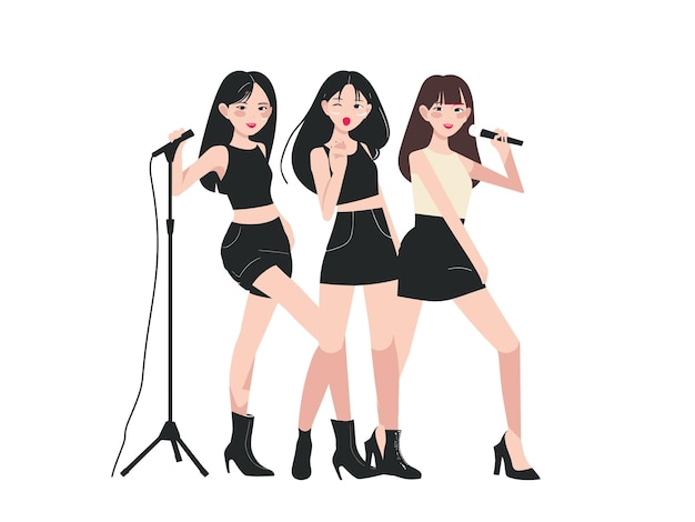 Band musicale femminile KPop
