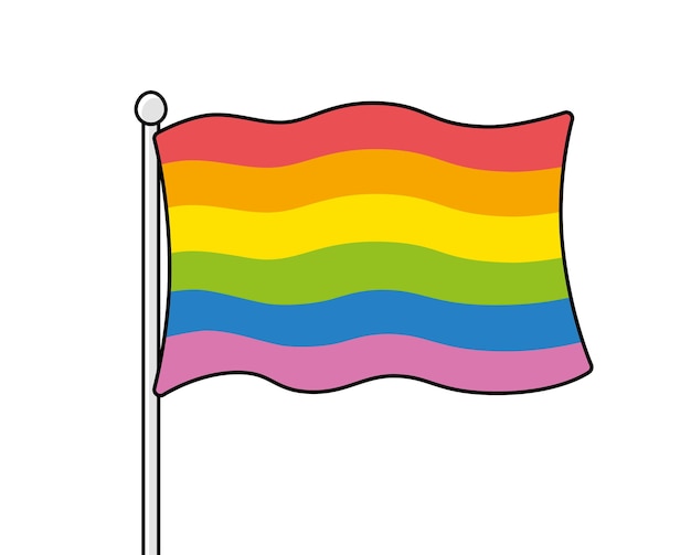 Bandiera dell'arcobaleno LGBT