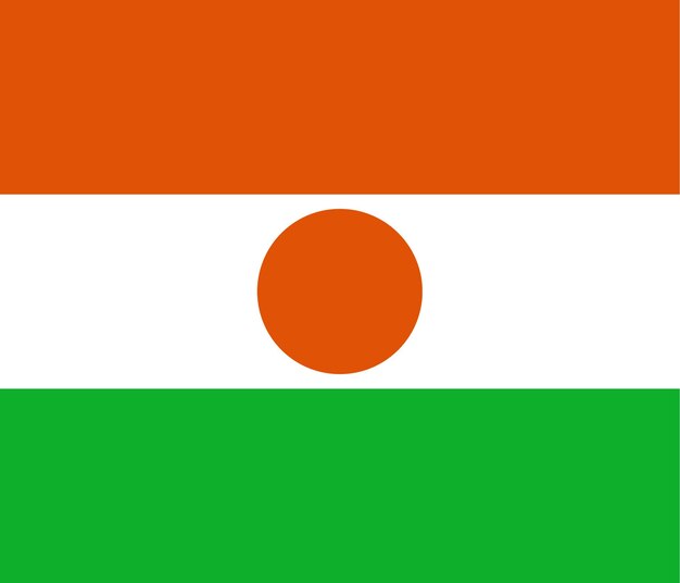 Bandiera della nazione bandiera del Niger