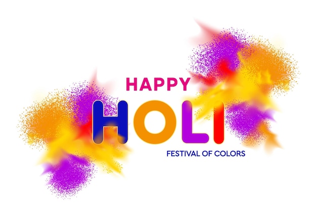 Bandiera di colore Holi