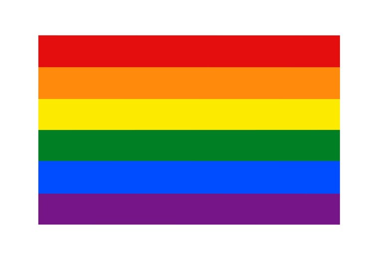 Vettore bandiera lgbt