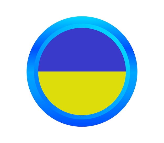 Bandiera ucraina illustrata