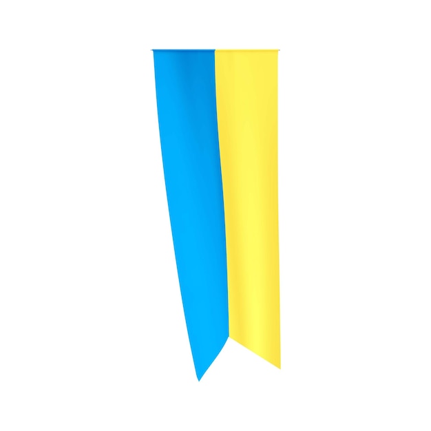 Bandiera verticale dell'Ucraina Bandiera nazionale ucraina gialla blu Bandiera dell'Ucraina