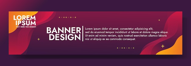 Banner a onde lisce per promozioni di impatto
