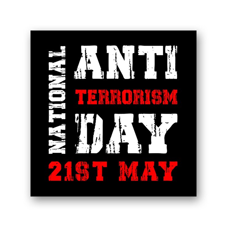 Banner del giorno contro il terrorismo
