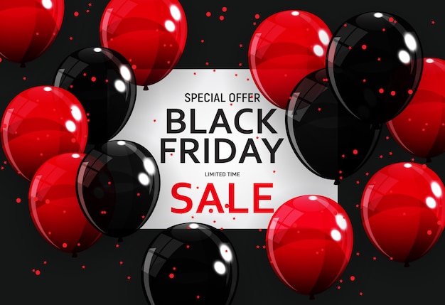 Banner delle vendite del Black Friday
