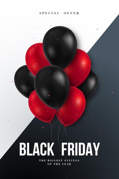 Banner delle vendite del Black Friday