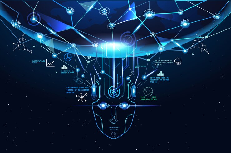 Vettore banner di apprendimento automatico