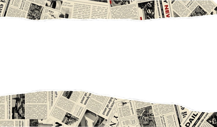 Vettore banner di bordi di giornali strappati bordi frastagliati elementi di collage a mezza tonalità cornice e posto fo testo concetto da rottami di carta su sfondo bianco modello di design alla moda illustrazione vettoriale