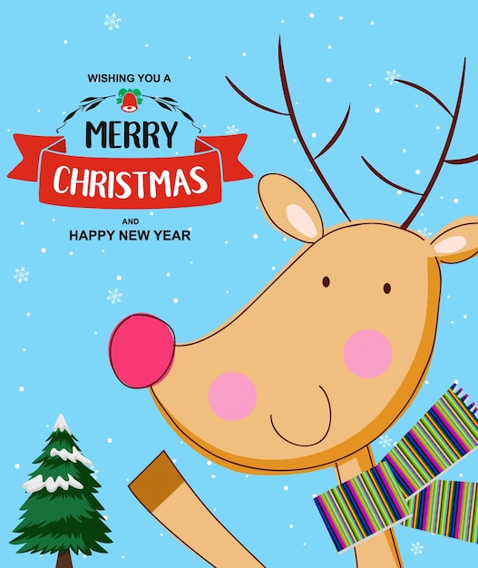 Banner di buon Natale carino