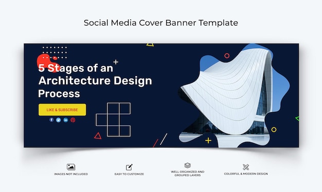 Banner di copertina di architettura di Facebook